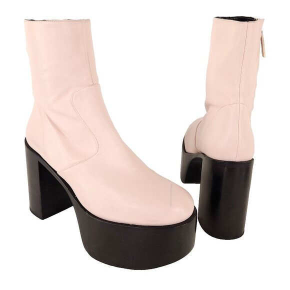 Simon Miller Tommy Edition Raid Boots Size 42 US 9 Men Pink Limited Edition $660 - Picture 2 of 14